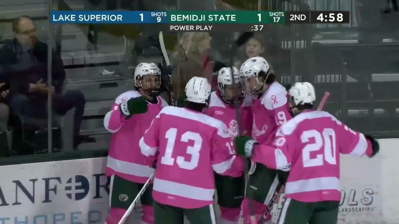 Bemidji State Men's Hockey Highlights vs Lake Superior State (Nov. 7, 2025)