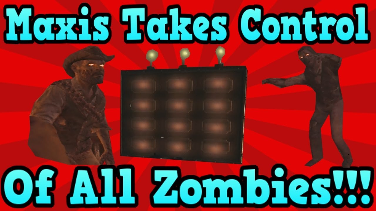 "Black Ops 2 Buried" END GAME MAXIS EASTER EGG (Maxis Takes Control Of Zombies)