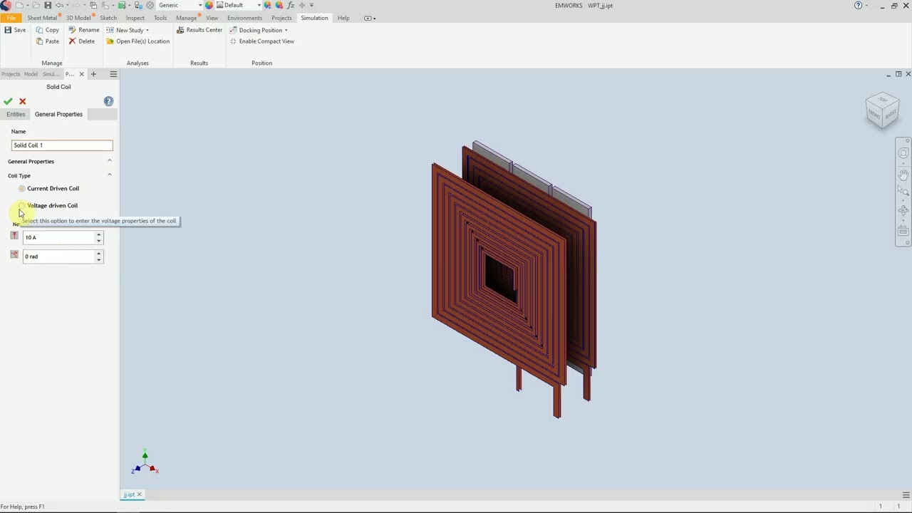 Wireless Power Transfer (WPT) Design & Simulation