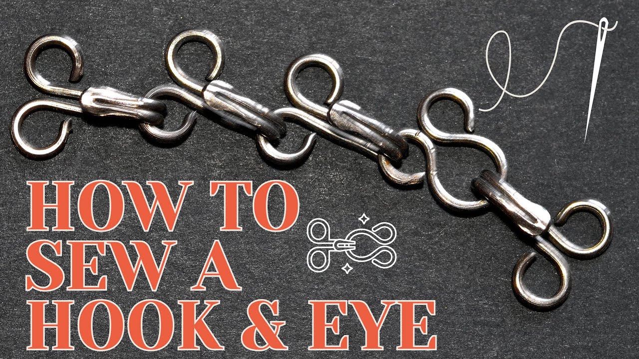 How to Sew a Hook and Eye