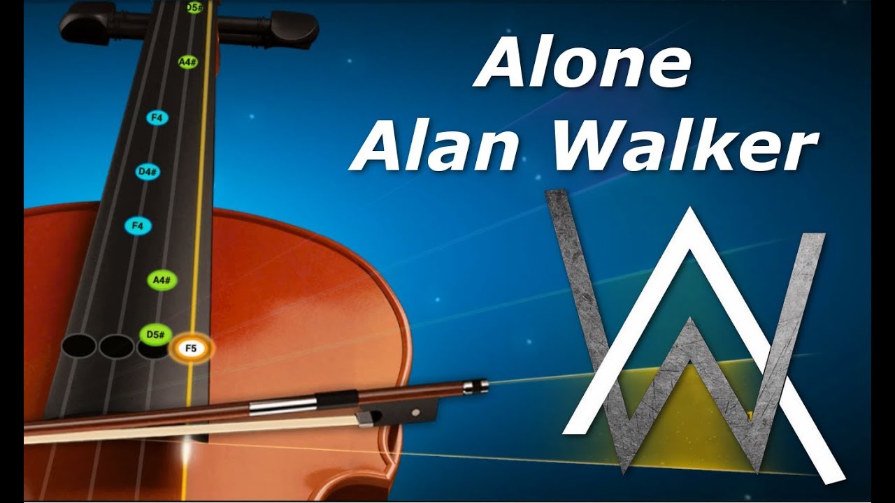 Alone - Violin Tutorial - Alan Walker