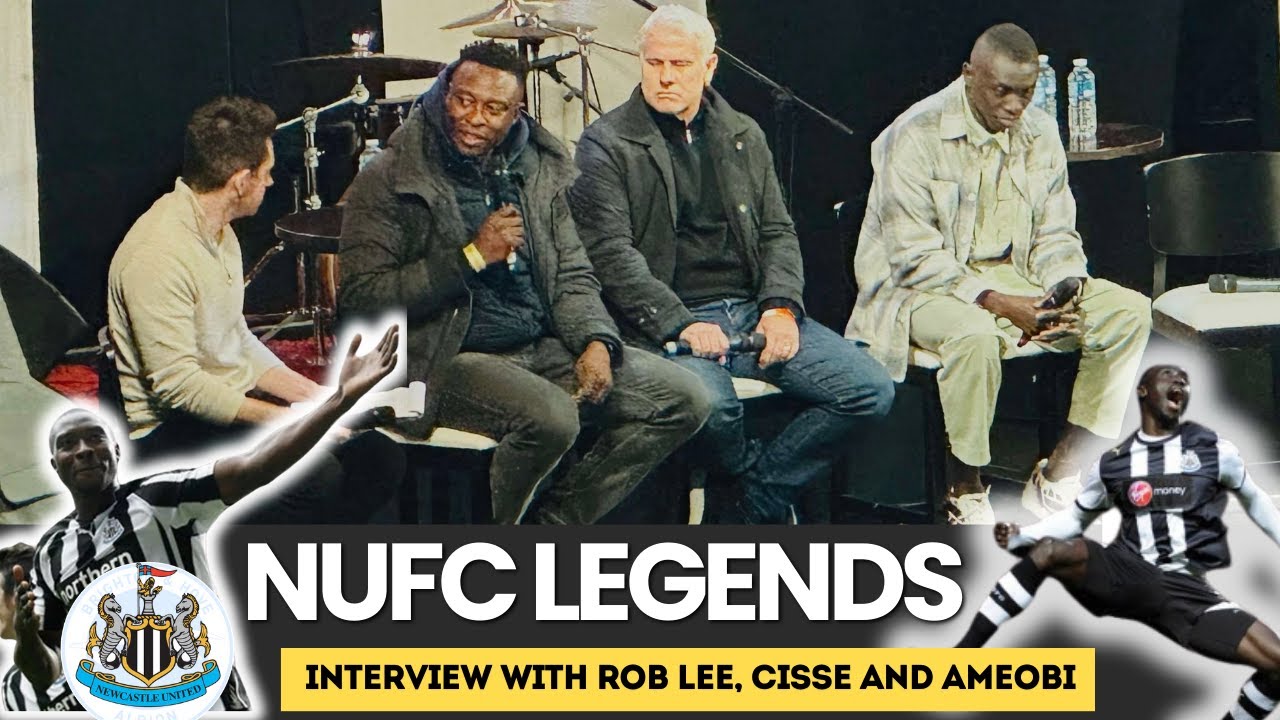 NUFC Legends Interview SPECIAL!  - Rob Lee, Shola Ameobi and Surprise Guest Papiss Cissé