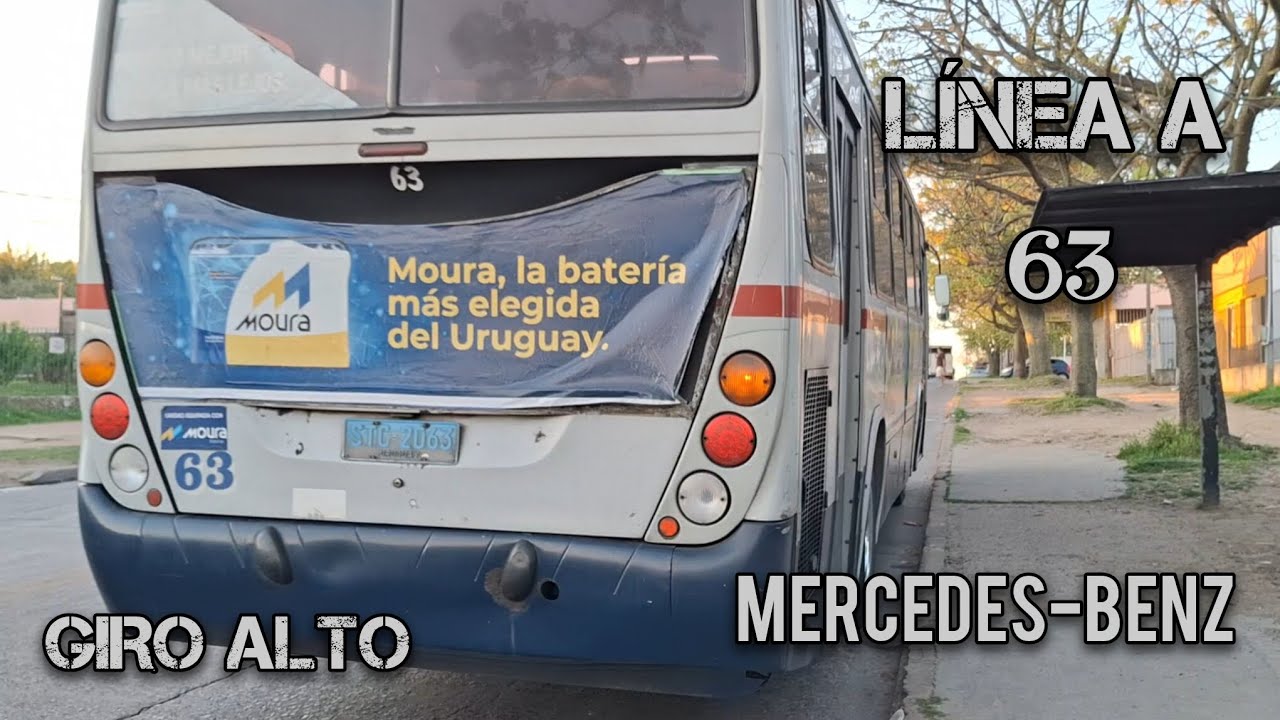 Escape Roto, Giro Alto | CUTCSA 63 – Marcopolo Torino 2007 – Mercedes Benz OH-1420 / Línea 102 