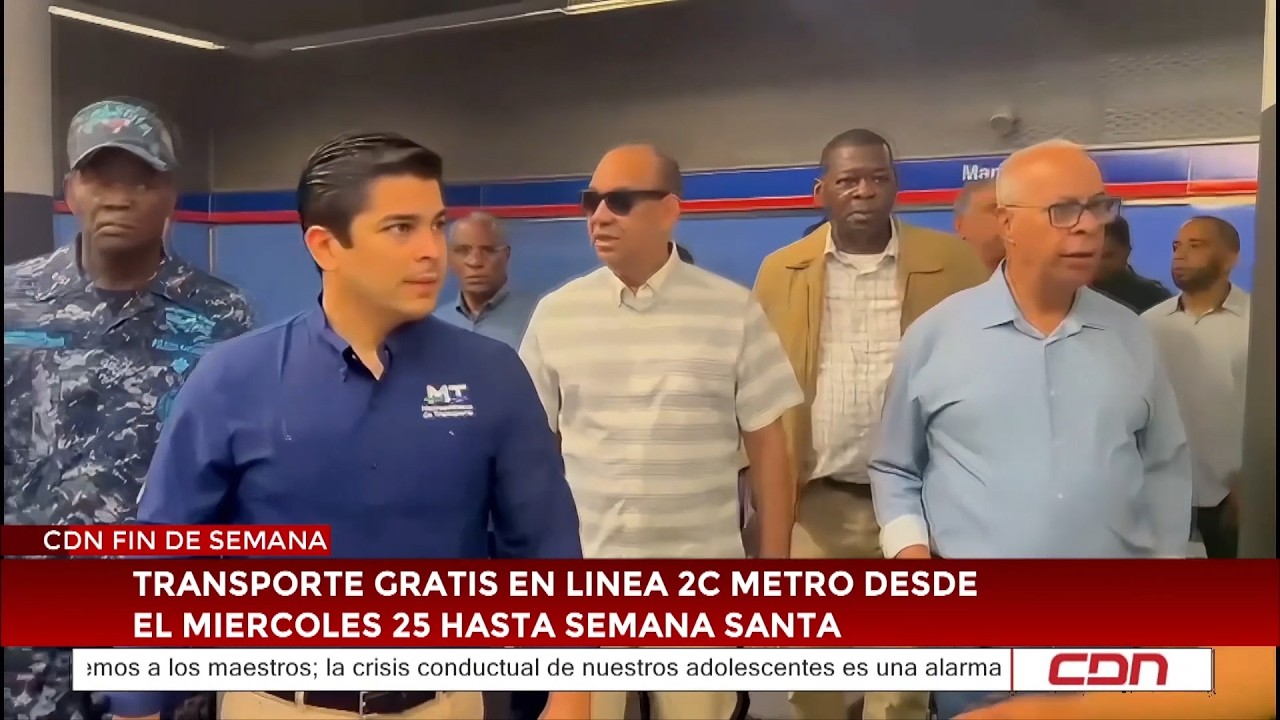 Transporte gratis en línea 2C Metro desde el miércoles 25 hasta Semana Santa