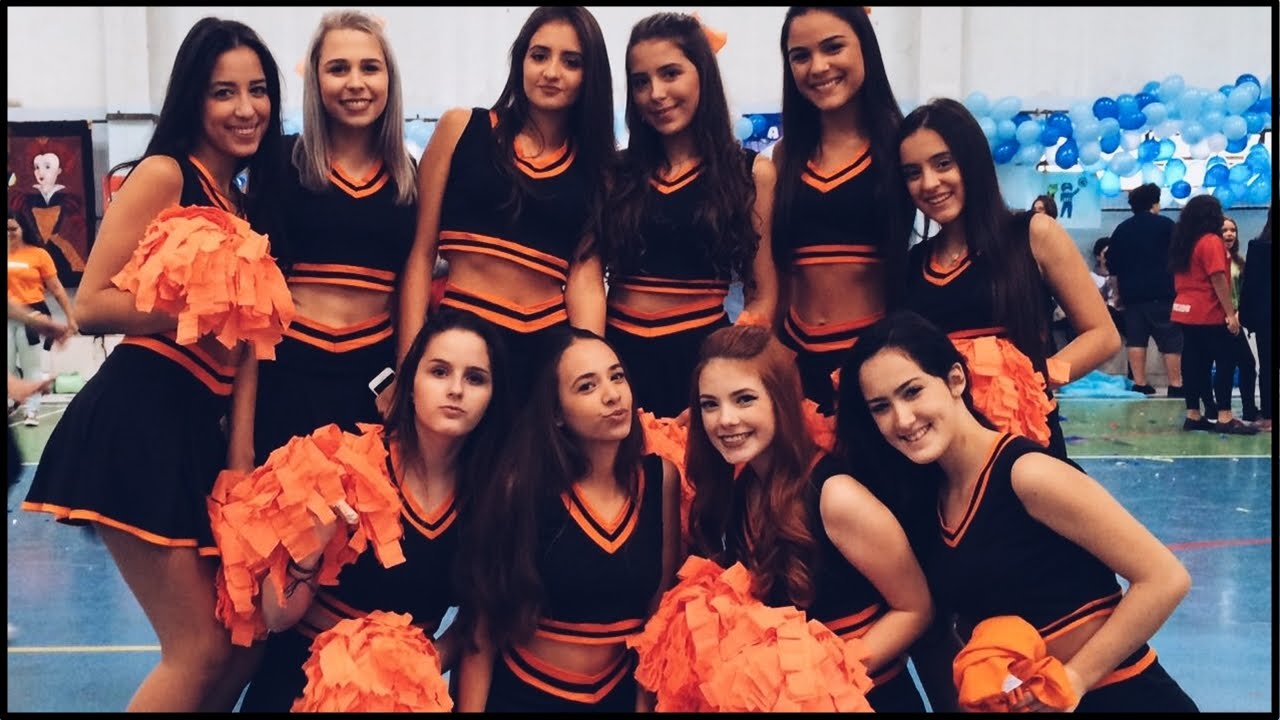 Cheerleaders Equipe Laranja - Colégio Unificado 2016 (Balneário Camboriú)