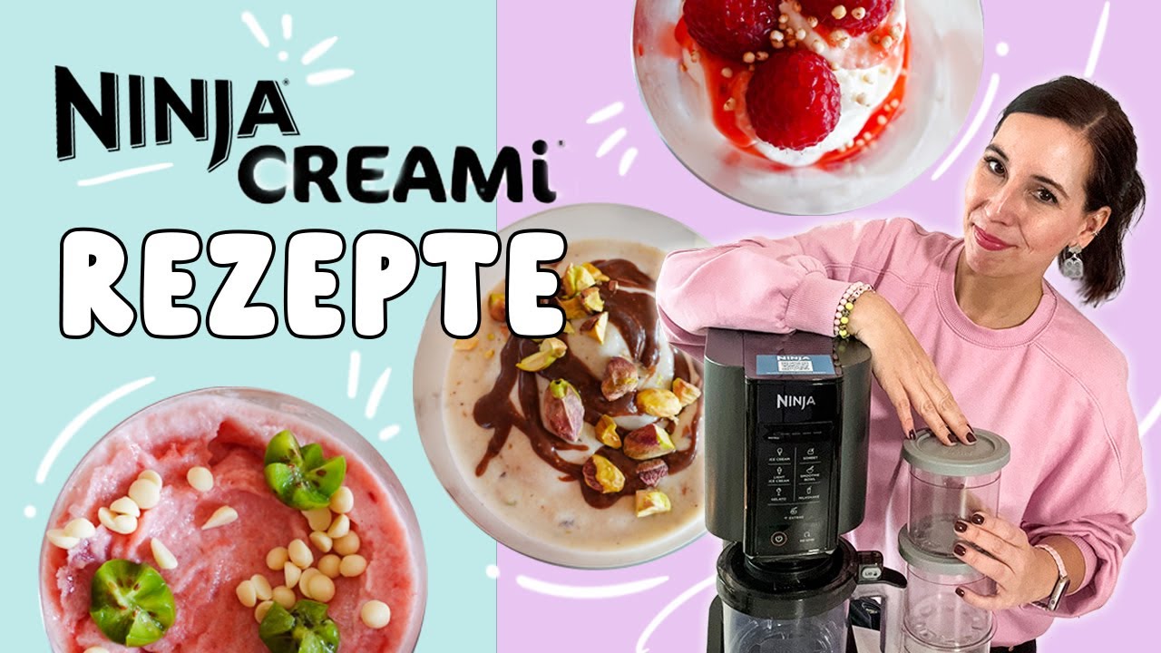 Einfache Eis Rezepte für den NINJA CREAMI 🍦🍓 | Tipps und Tricks, Wenig Kalorien, 🚫ohne Proteinpulver