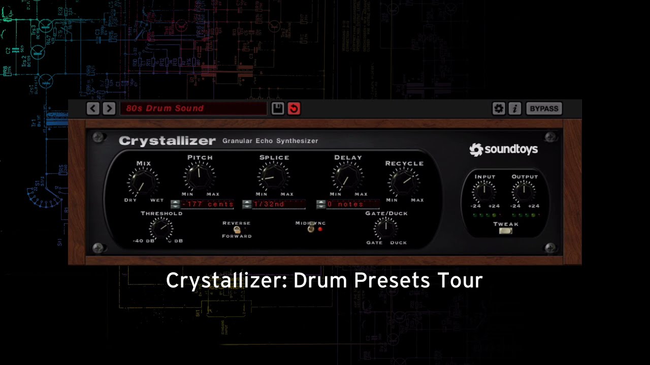 Crystallizer - Presets on Drum Loops