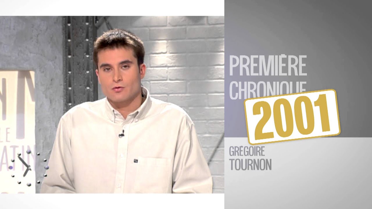 2001 - La première chronique de Grégoire Tournon