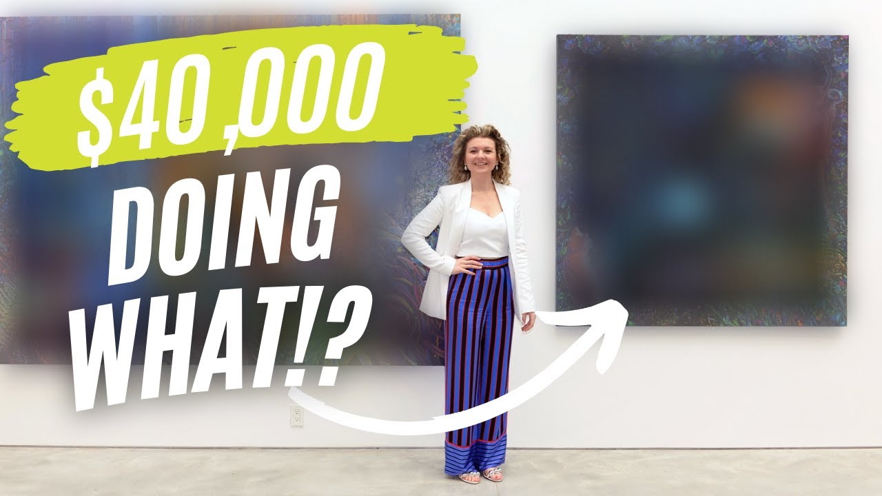 Master Finger Painter Sells Artwork for $40,000! l Iris Scott