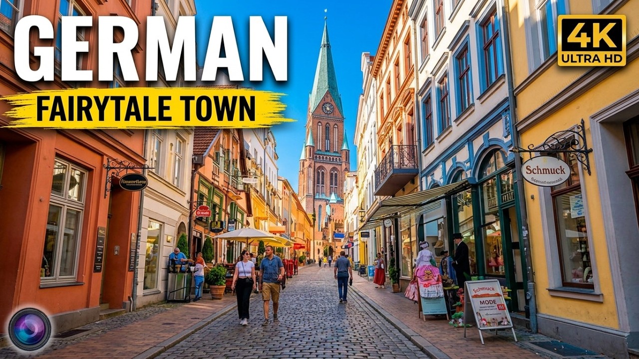 Schwerin, Germany 4K HDR Walk: Castle, Gardens & Historic Streets