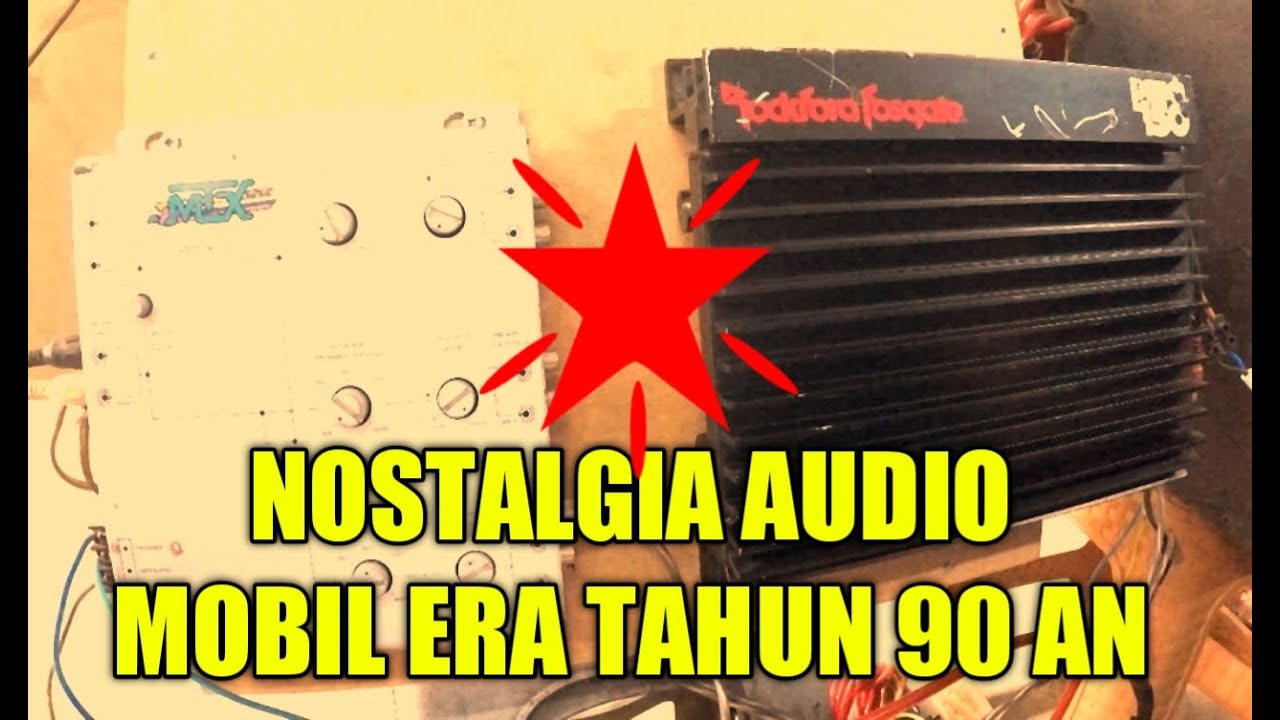 ROCKFORD FOSGATE DAN MTX ACTIVE CROSSOVER NOSTALGIA AUDIO MOBIL JADUL