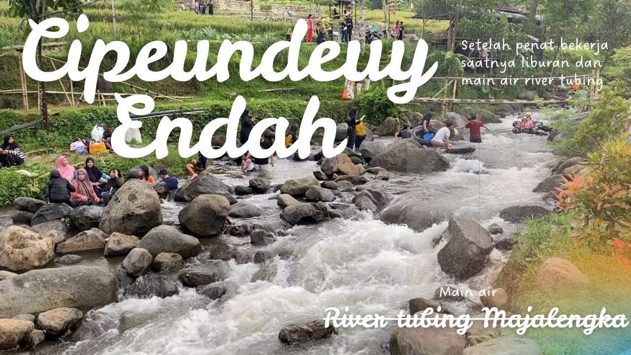 Serunya River tubing di cipeundeuy endah majalengka