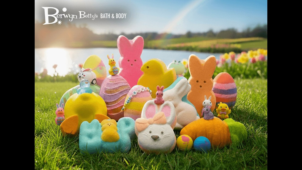 Easter Kids Bath Bombs with Surprise Toys Inside! 🐰 Colorful Bath Time Fun
