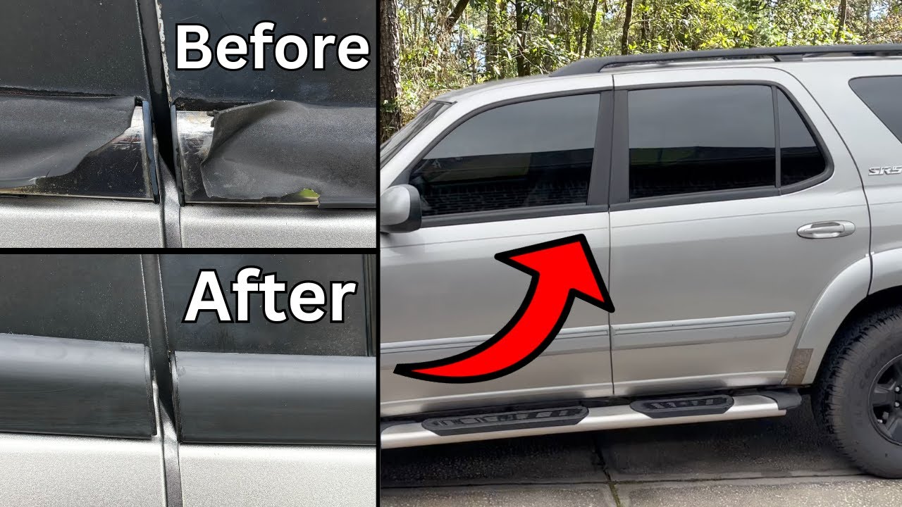 Замена отделки окна Toyota Sequoia (1-го поколения)