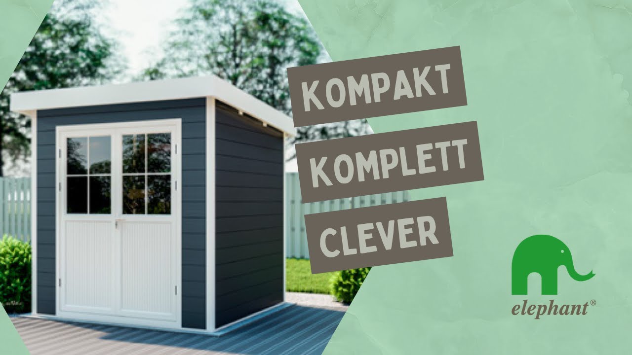 Kompakt, Komplett, Clever: Das WPC-Gartenhaus  - Einfacher Aufbau, Langlebige Freude!