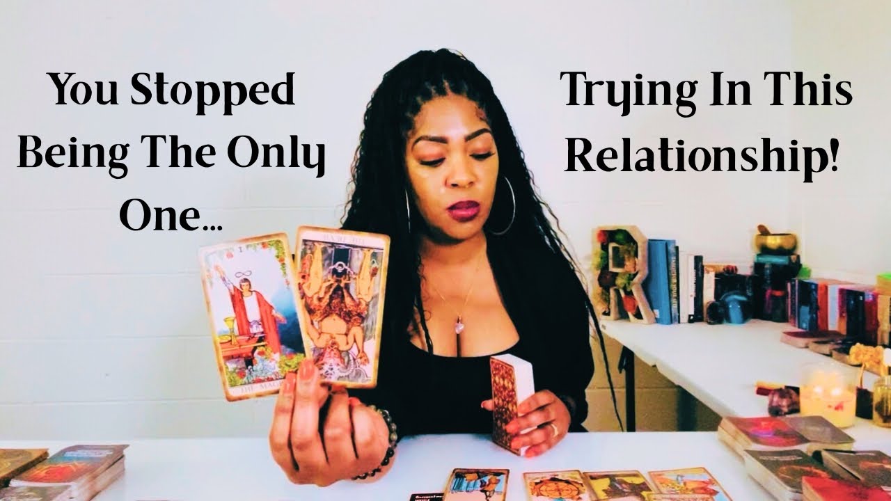 You Stopped Being The Only One Trying In This Relationship!