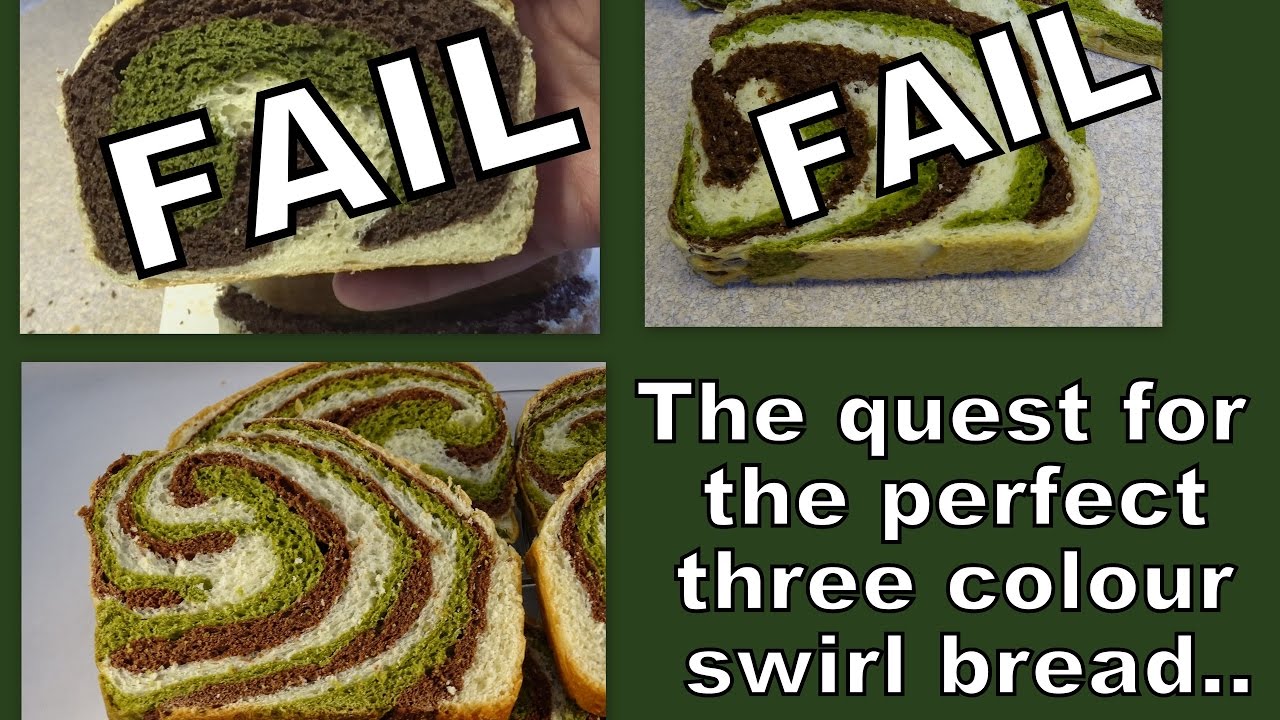 Matcha Chocolate Swirl FAIL Bread- with yoyomax12