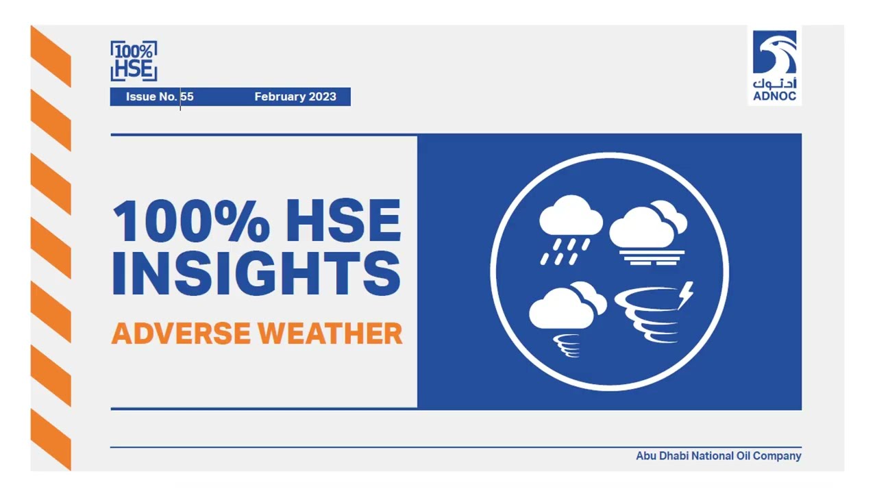 HSE Insights Newsletter Adverse Weather