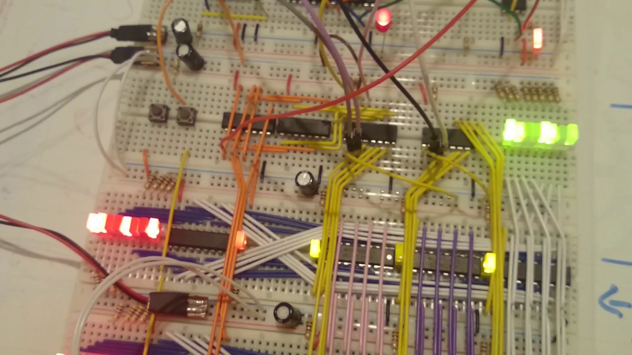 One year of bending wire: An unfinished 8bit breadboard computer