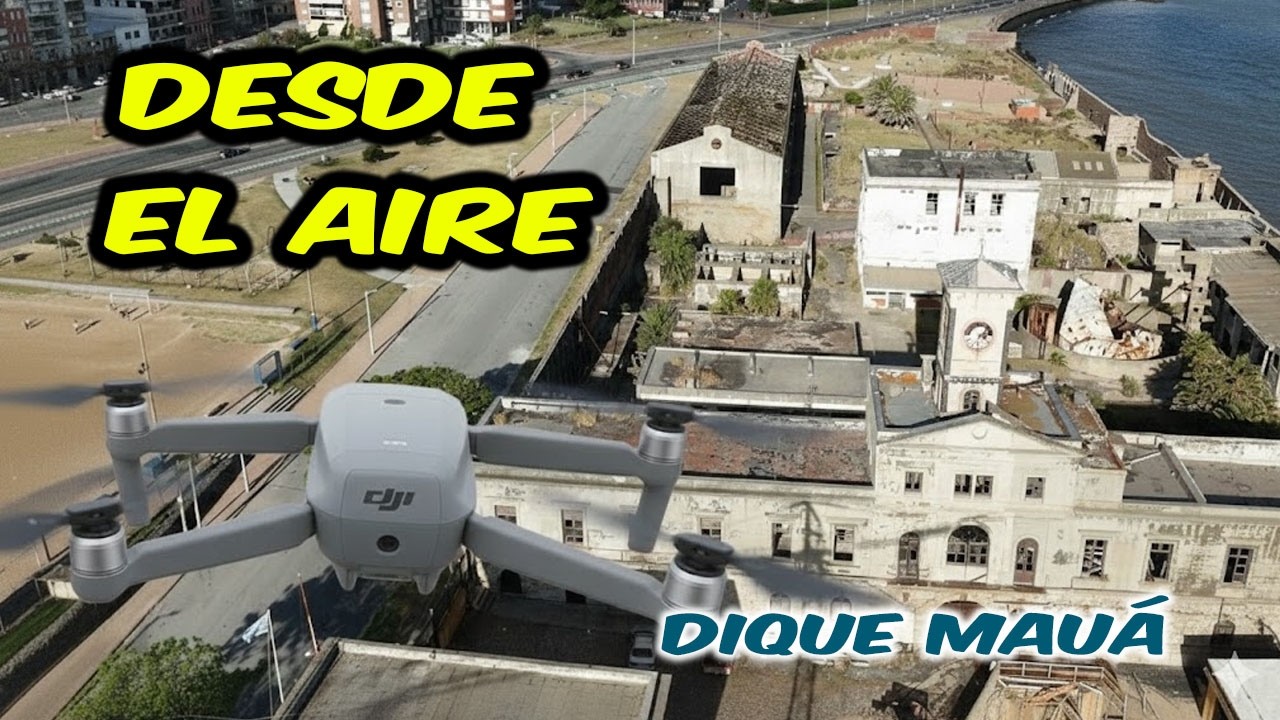 🇺🇾 Dique Mauá 🚁 | Vuelo en dron por la rambla de Montevideo