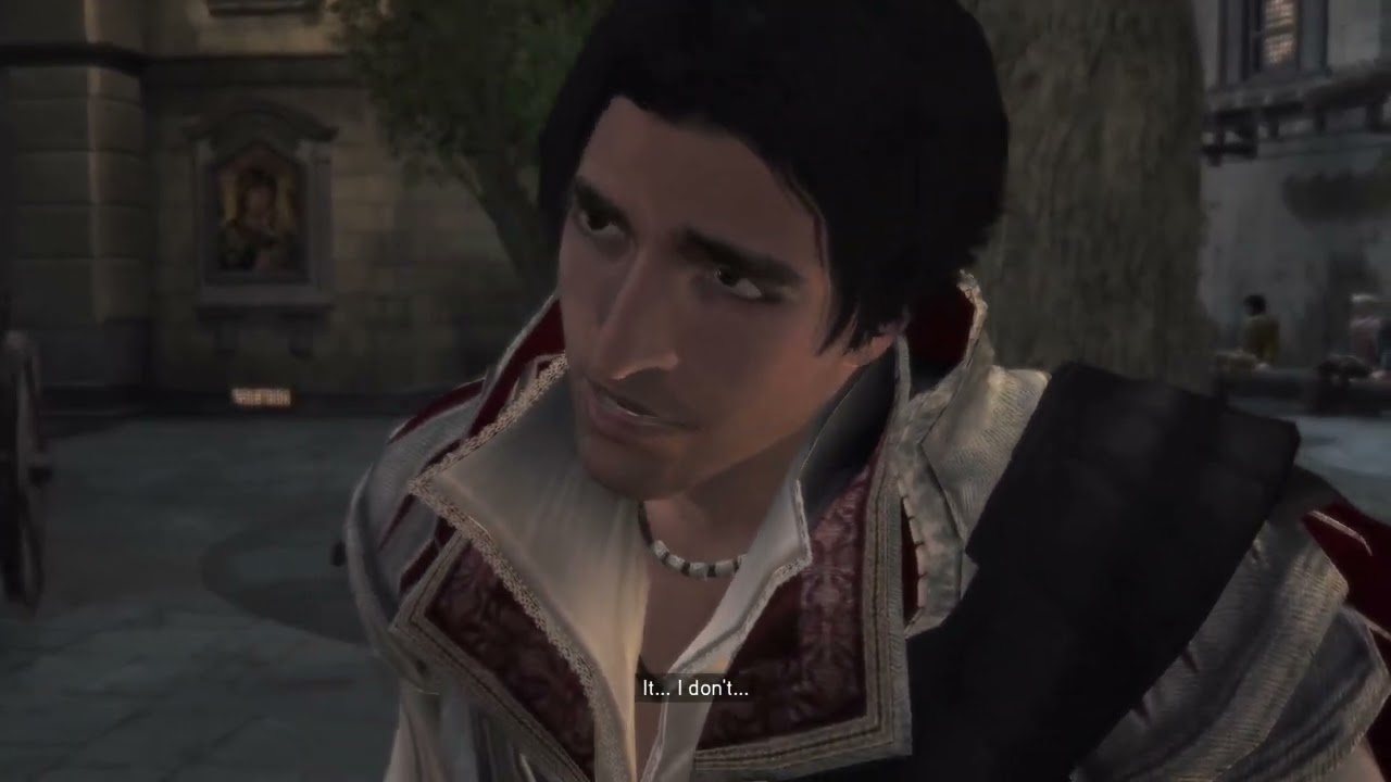 Ezio tries to save his Father and Brothers