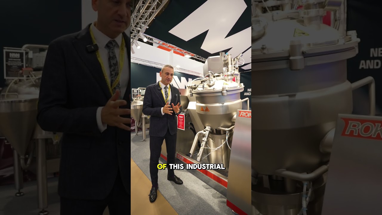 ROKK CCM200 Vacuum Process Mixer Explained | PPMA 2025 Q&A with Serdar