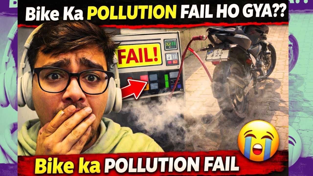 Bike Ka Pollution FAIL 😭 Ab 10,000 Ka Fine Lagega?!