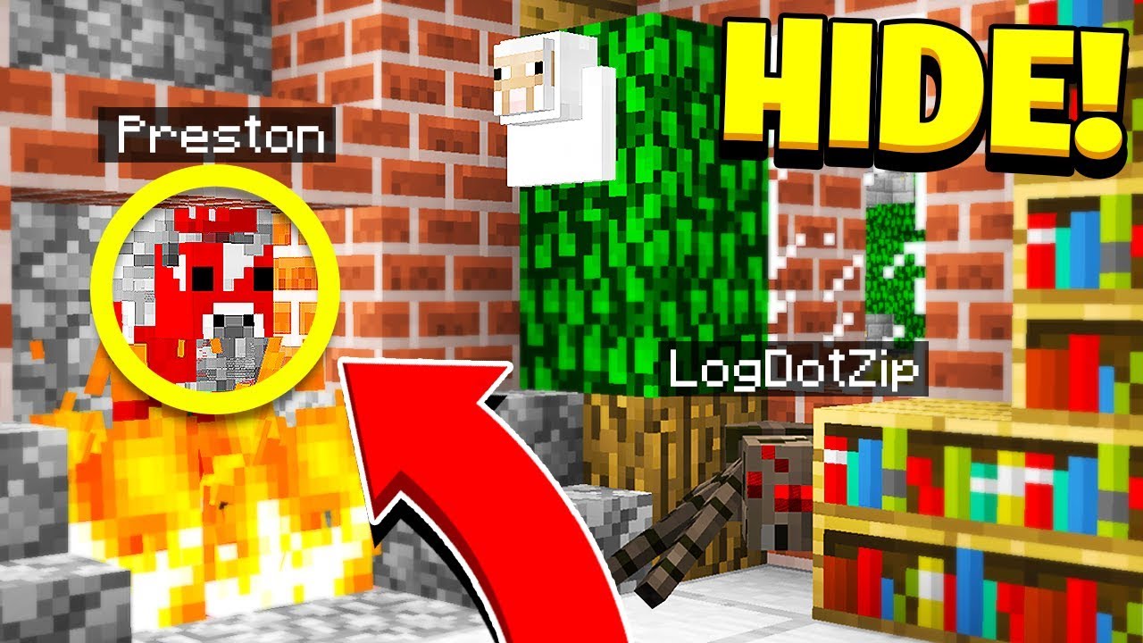 BEST HIDER EVER! - Morph Mod Hide & Seek - Minecraft Mods