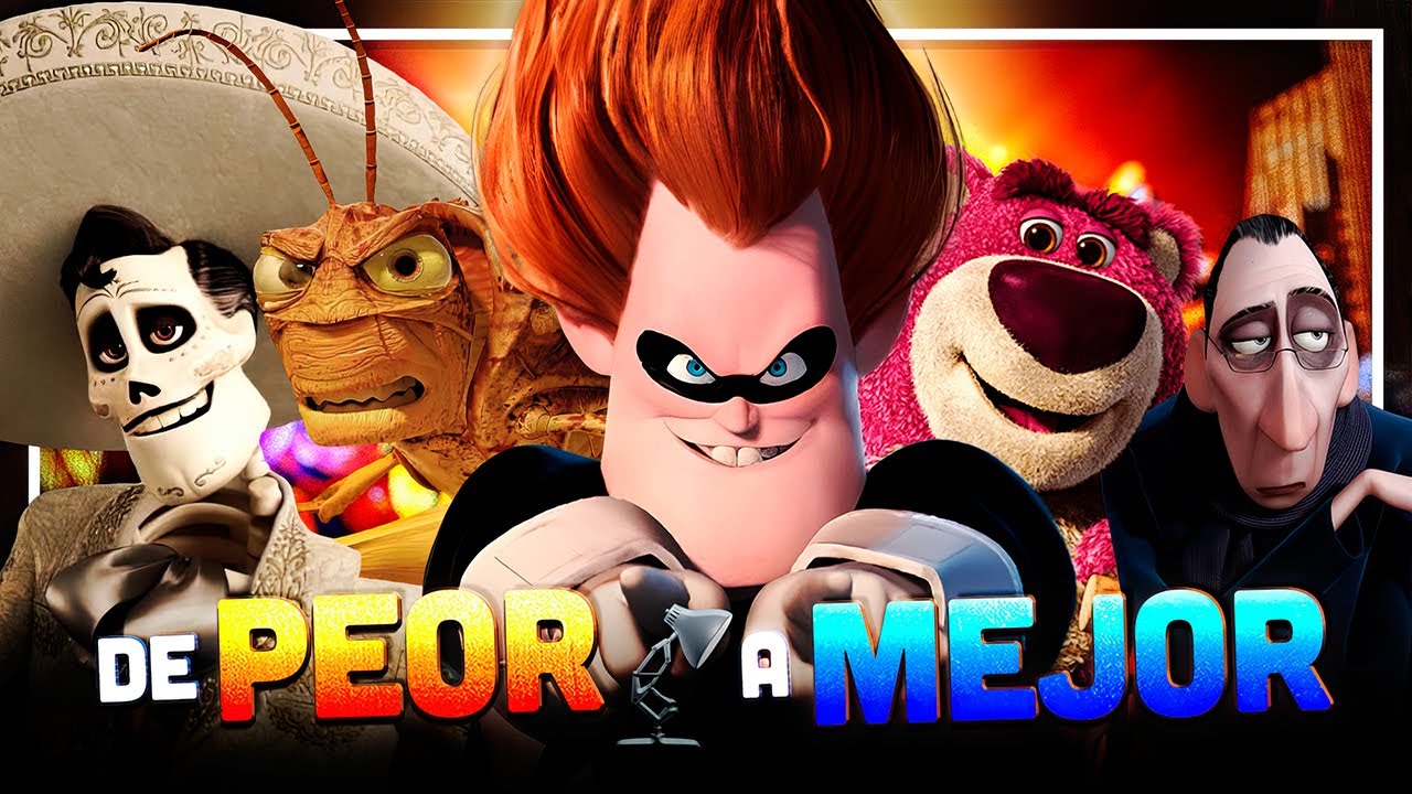 Los 35 VILLANOS de PIXAR: De PEOR a MEJOR | #ControlZ