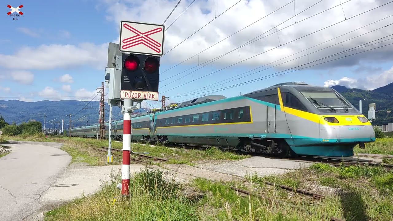 Železničné priecestie Sučany (10.8.2023) (Slovak railroad crossing)[4K]