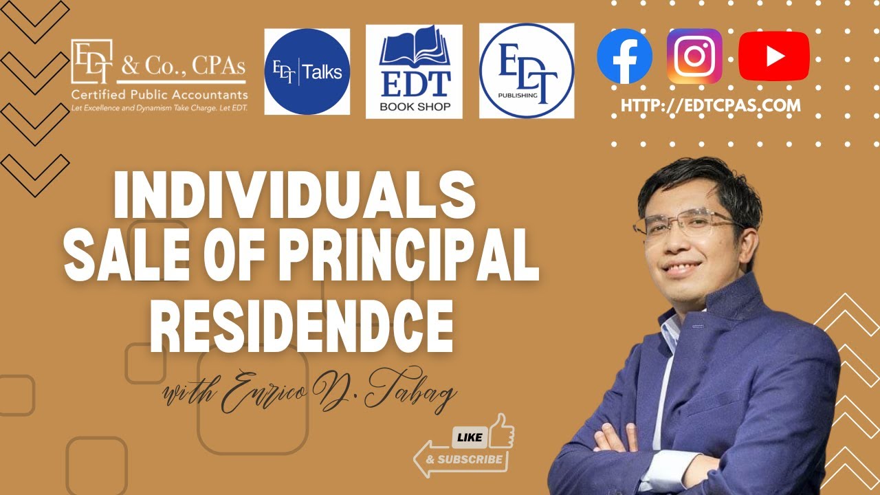 INDIVIDUALS - Sale of Principal Residence