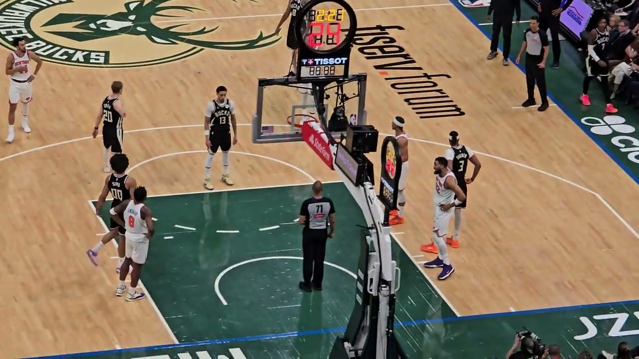 PRIMO TEMPO  PARTITA NBA MILLEWAKEE BUCKS-KINCKS NEW YORK