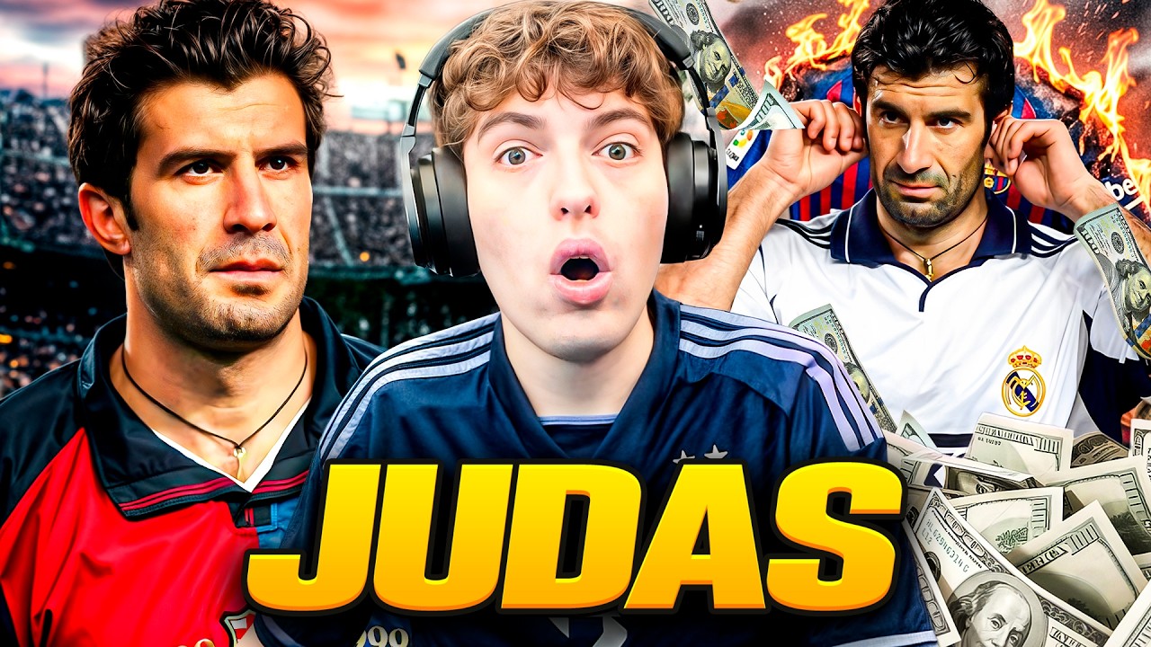 REACCION A LA HISTORIA DE LA TRAICION DE LUIS FIGO AL BARCA: IRSE AL MADRID LO TRANSFORMO EN JUDAS?