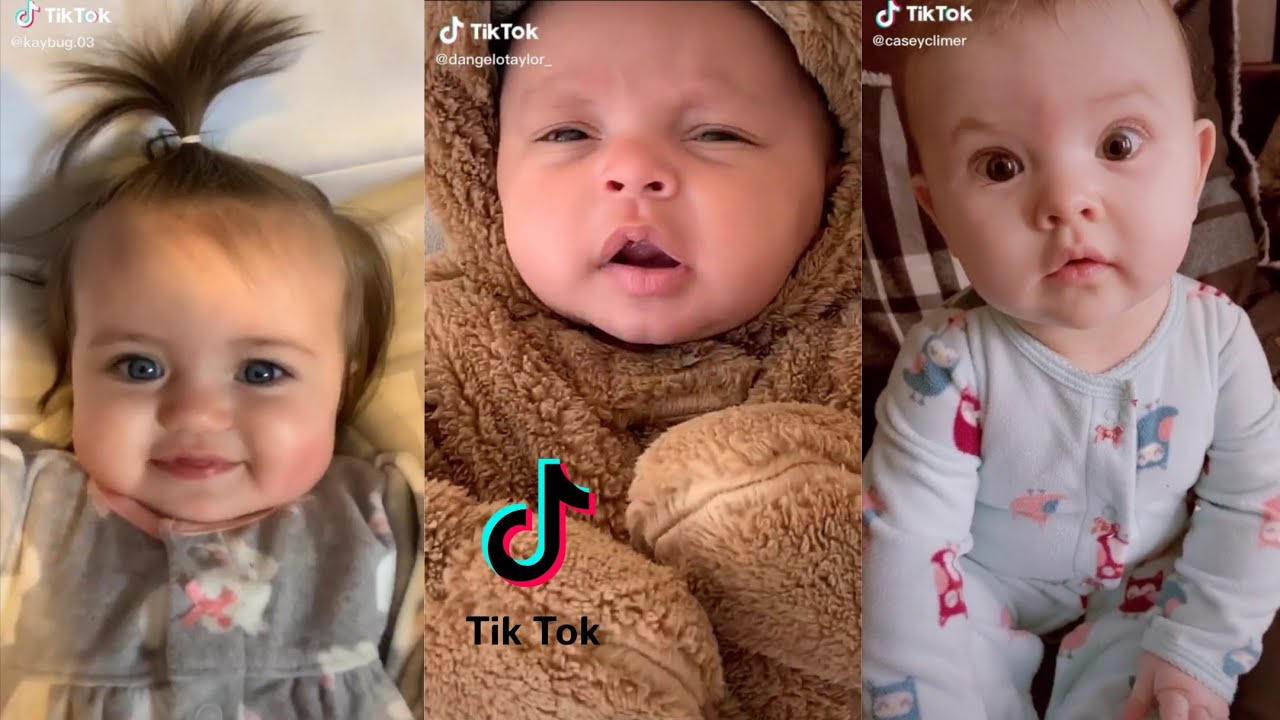 FUNNY BABIES on Tik Tok - Cute Baby compilation 2020 PART I