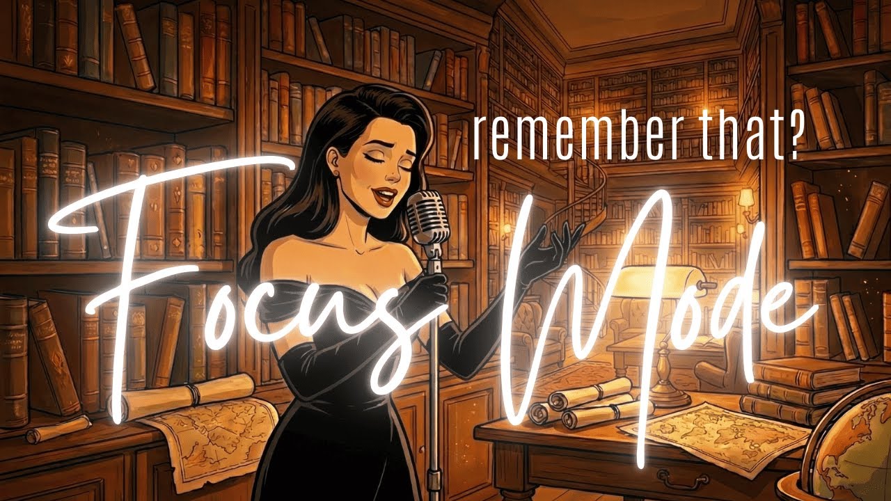 Cozy 1940s Library Jazz 🕰️ Relaxing Music for Focus & Thinking (No Wifi, Just Peace)