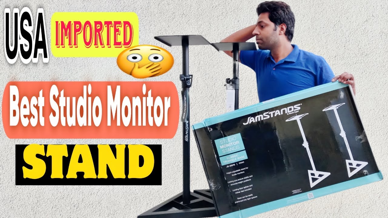 Affordable Studio Monitor Stands for Your Studio Setup | Folkish Music Institute #monitorstand