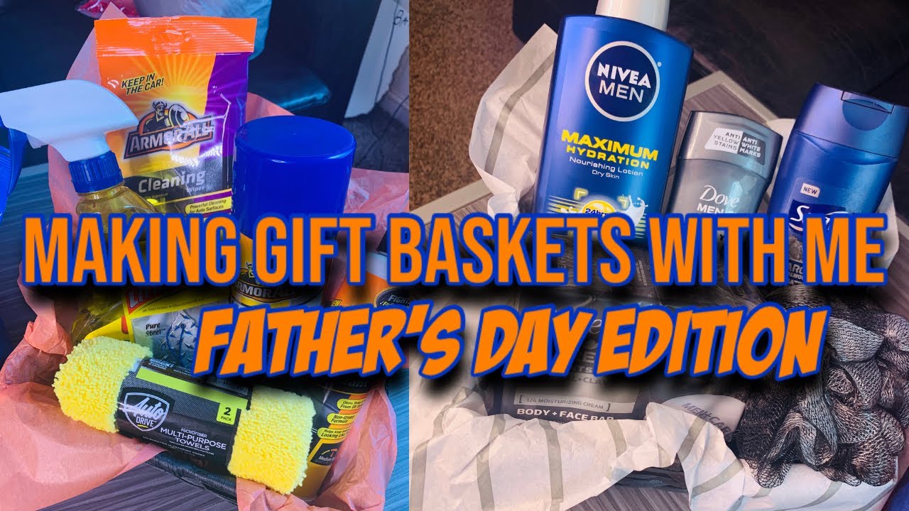 DIY: Make Father’s Day Gift Baskets With Me | Father’s Day Gift Basket Ideas 2021 | *Quick & Easy*