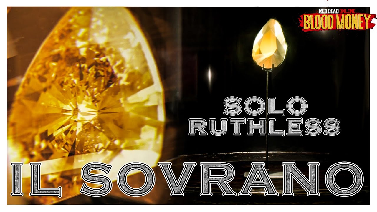 IL SOVRANO  *NEW* opportunity mission SOLO (RUTHLESS Difficulty) - Red Dead Online