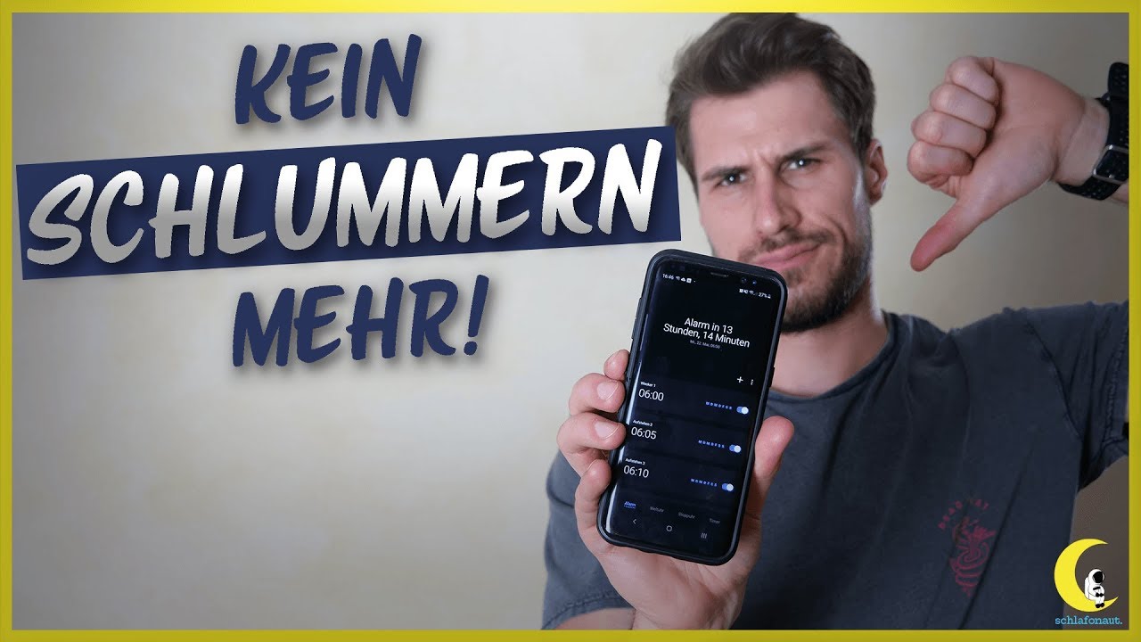 Kein Schlummern mehr | Diese Alarmy App hilft!