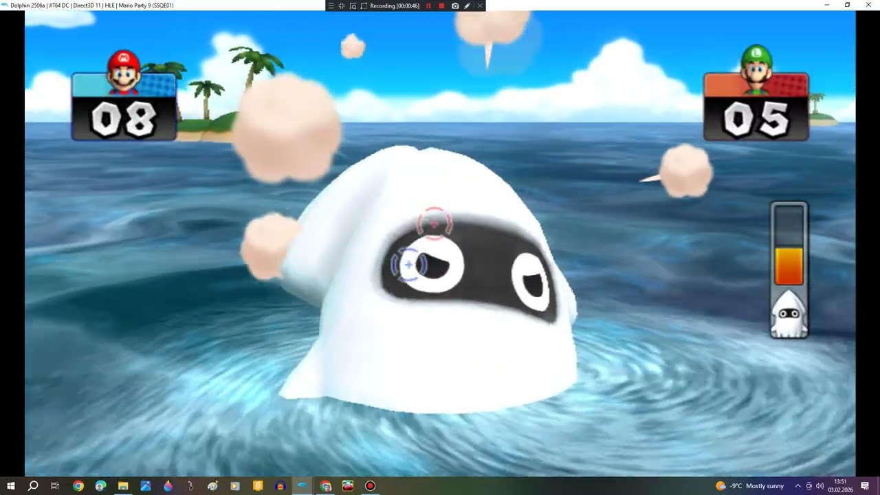 Mario Party 9 Blooper Barrage Gameplay
