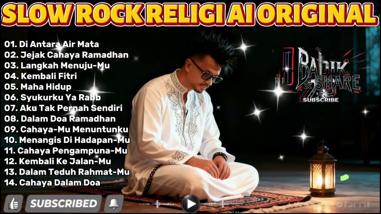 PLAYLIST  SLOW ROCK RELIGI AI ORIGINAL 2026 | Perjuangan, Perlawanan Hidup & Doa