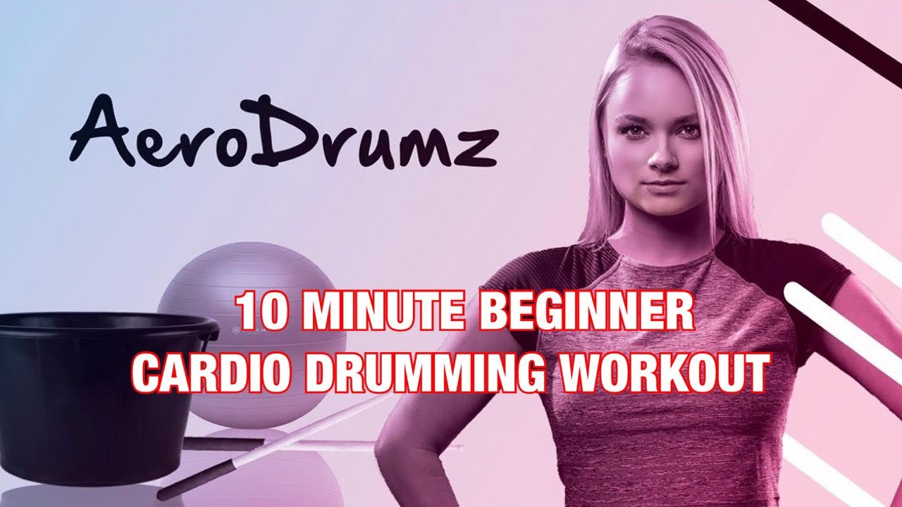 10 MINUTE BEGINNER CARDIO DRUMMING WORKOUT AeroDrumz