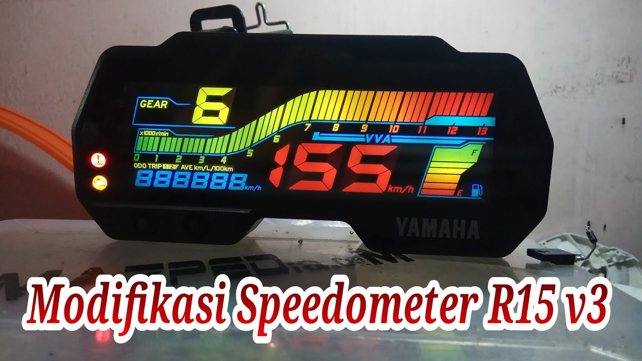 Speedometer Modification Tutorial Yamaha R15 v3 ( R15 vva ) R15 MT15 मीटर संशोधन
