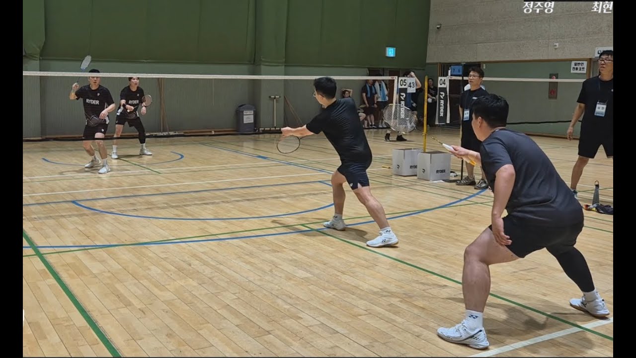 제1회 짱두리 전국배드민턴대회  남복30초심 결승