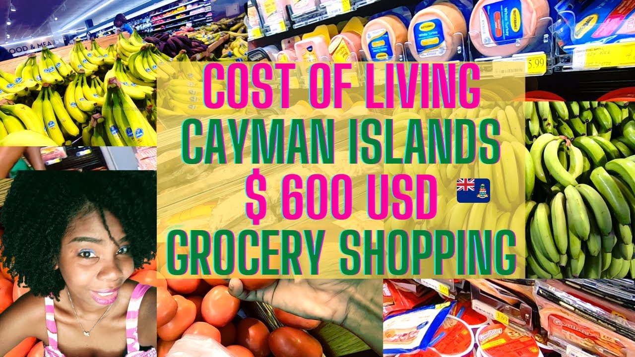 GROCERY SHOPPING+PRICES IN  CAYMAN ISLAND'S GROCERY STORES.WHAT 600 USD GOT ME!
