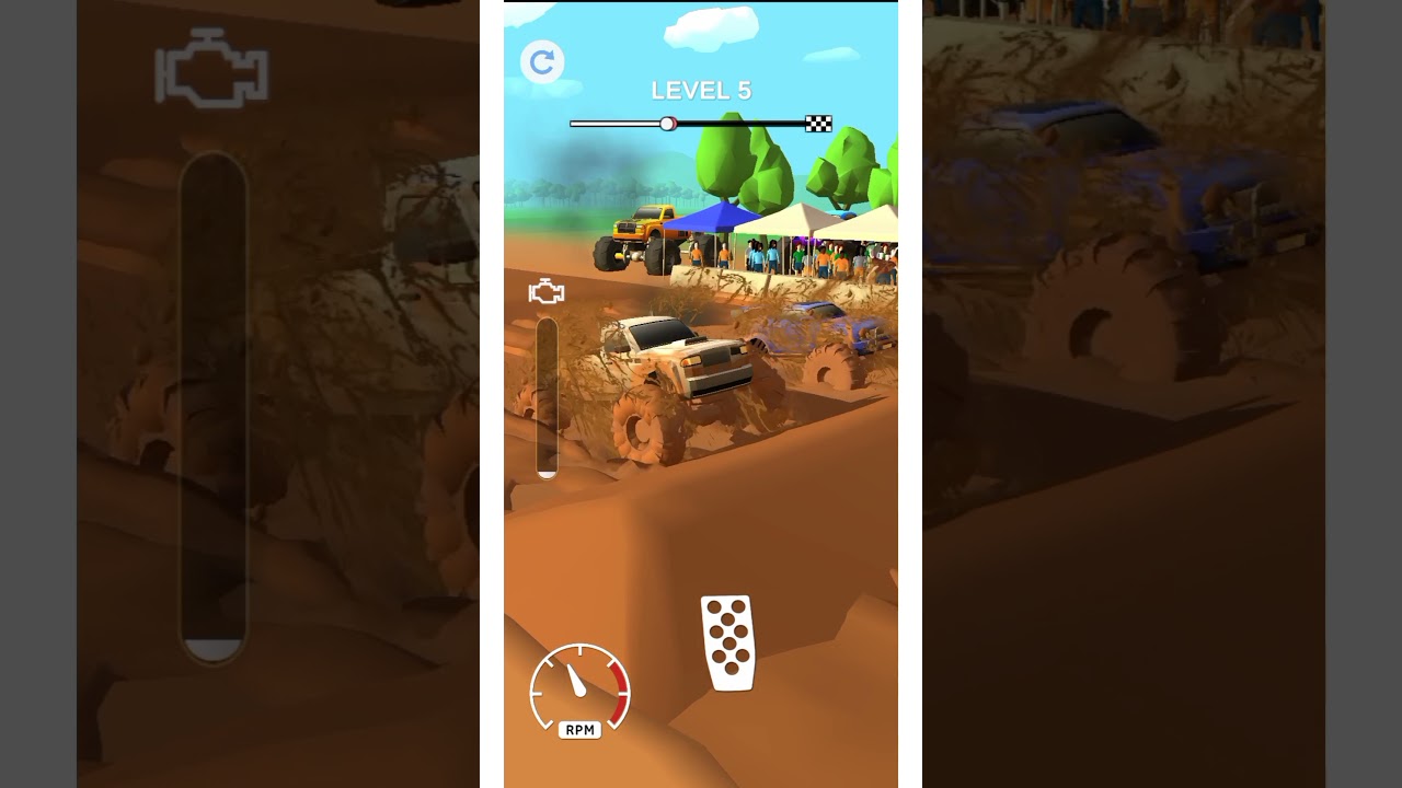 MUD RACE 🤩🏎🛤 #shorts #popular #populargames #androidgames #kidsgame #racinggames #mudrace