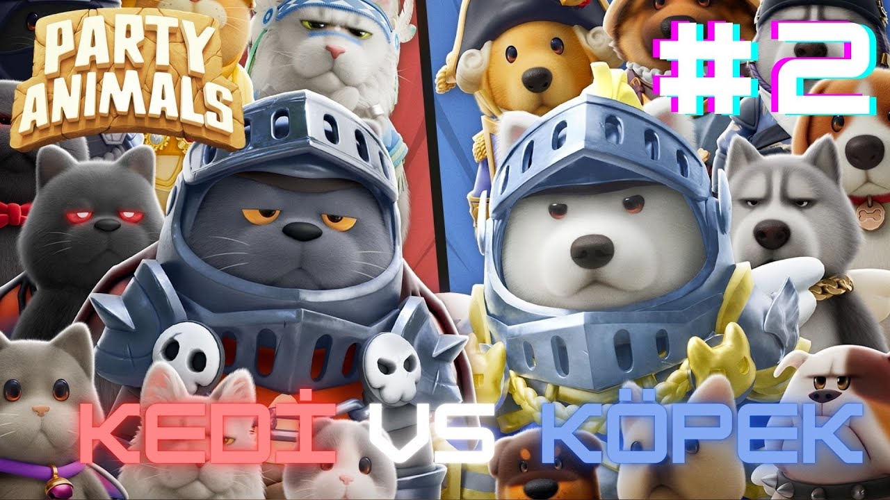 KEDİ VS KÖPEK MODU | PARTY ANIMALS #2