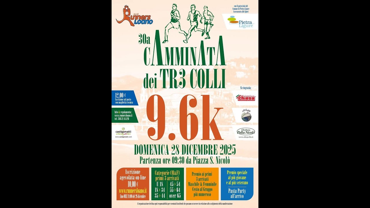 Camminata dei Tre Colli 2025