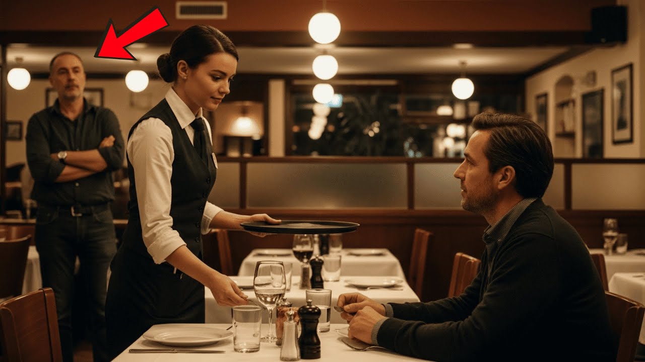 “Milyoner kılık değiştirerek biftek istedi — ama garson kız ona şok edici bir not verdi”