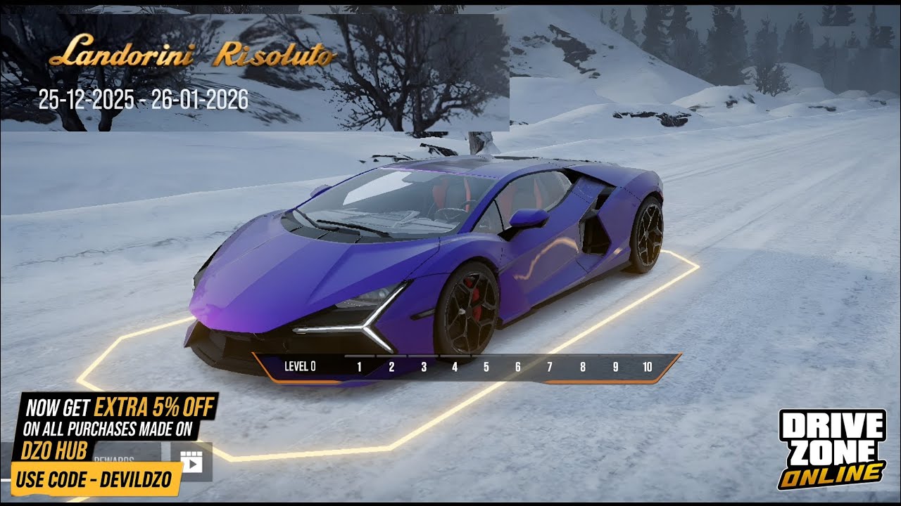 Landorini Risoluto is Here !! Drive Zone Online: How Much DZO To Get The Risoluto!! @DriveZoneOnline
